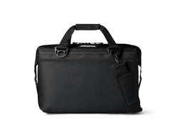 AO Coolers Expedition Carbon Soft Cooler front view for easy outdoor transport