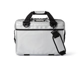 AO Coolers Expedition carbon soft cooler with removable shoulder strap for easy transport
