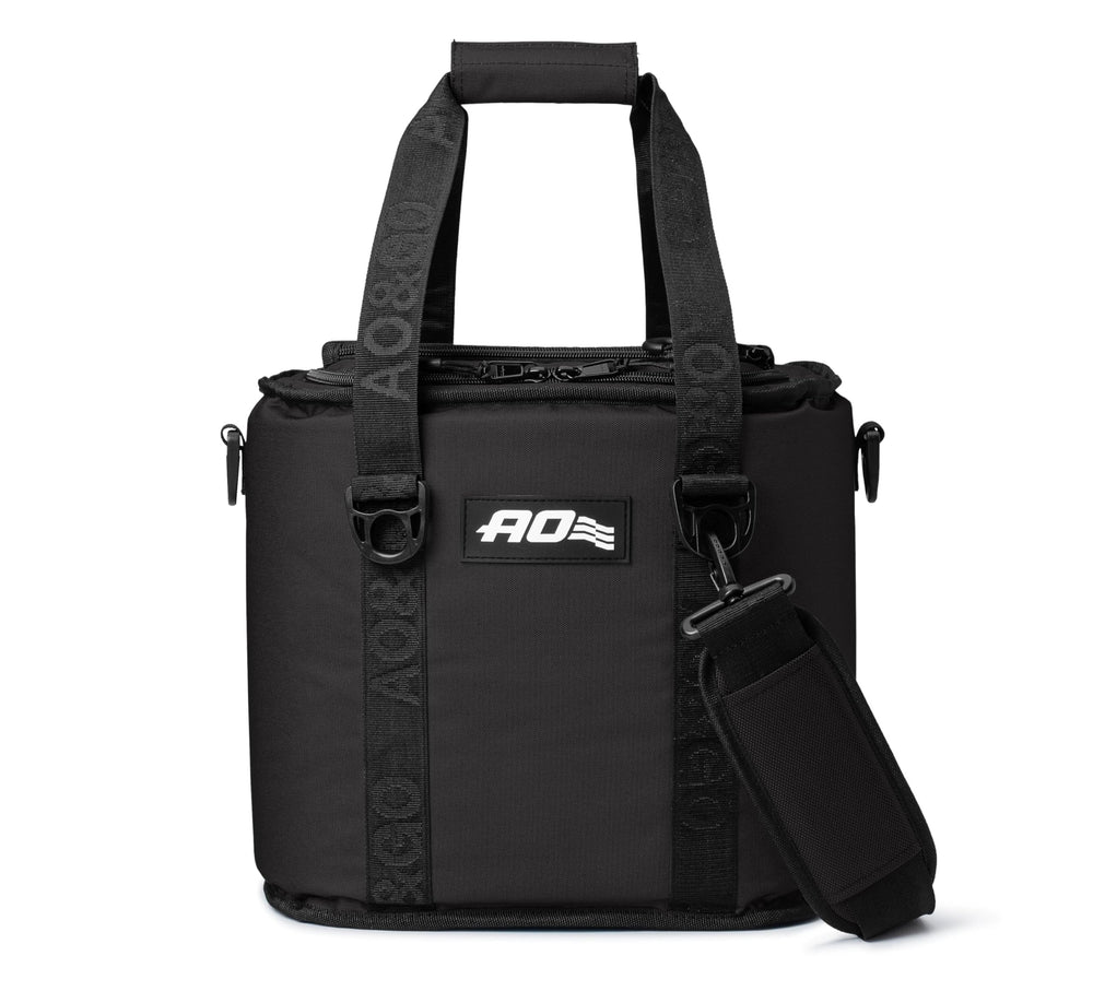 AO Coolers Laguna Canvas Soft Cooler Tote front view, portable cold storage for outings.
