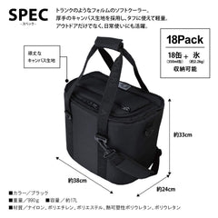 AO Coolers Laguna Canvas Soft Cooler Tote, shoulder strap, comfortable carrying.