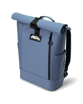 AO Coolers Nomad backpack cooler roll-top closure keeps contents secure on adventures.