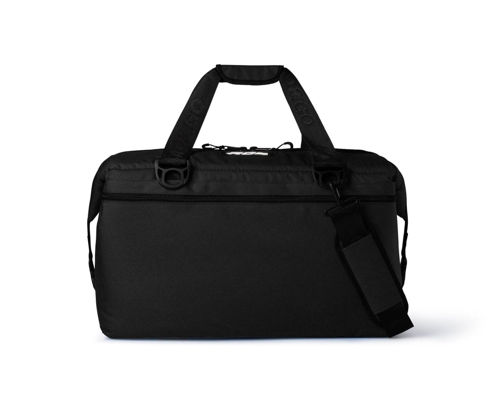 AO Coolers Original soft-sided cooler bag closed, keeps drinks cool outdoors.