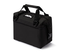 AO Coolers cooler bag side pocket keeps dry items organized.