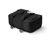 AO Coolers Stow-N-Go Carbon Soft Cooler side view shows compact storage benefit