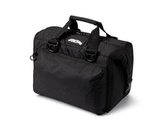 AO Coolers Caravan Canvas Soft Cooler with 24-can capacity for outdoor events.