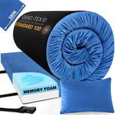 Aodisman sleeping pad plush surface offers soft comfort for restful camping nights.
