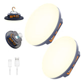 AODOO 2pcs 10000mAh camping light pack delivers bright portable illumination for outdoor adventures.