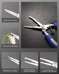 AOFUXTI stainless steel multifunctional fishing pliers