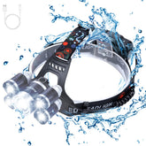 Aoglenic headlamp 1200lumen angled-beam for focused hands-free illumination.