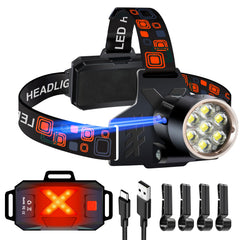Aoglenic LED headlamp beam illumination enables clear night visibility.