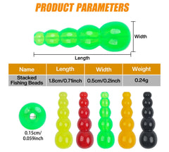 AOHRO KTGCOZS bright color beads for enhanced attraction