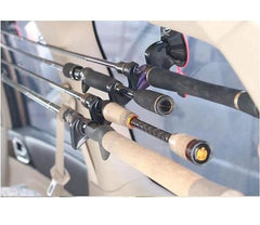 AOHRO KTGCOZS holds 4 rods securely against glass during travel