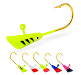 AOHRO KTGCOZS shad darts jig heads 1/32oz, ideal for crappie strikes.