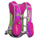 AONIJIE 5.5L running vest front view highlights ultra-lightweight design for long runs.