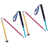 AONIJIE Trail Running Poles folded compact for easy storage during trips.