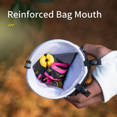 AONIJIE trekking pole pouch quick-access system enables fast pole retrieval