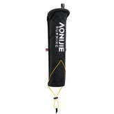 AONIJIE trekking-pole-pouch attached to a backpack keeps poles accessible.