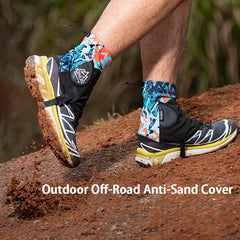 AONIJIE gaiters with reflective details improve visibility for early morning runs