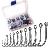 AORZOV 100-piece large-size fishhooks box