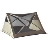 Aosom Outsunny pop-up tent with rainfly ready for beach or campground shelter