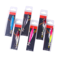 APCANS double-hook squid jig design for secure hooks