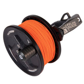Apeks 120m Guide Reel Grey with high grip handle for glove-ready control.