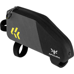 Apidura Top Tube Pack internal pocket keeps small items organized.