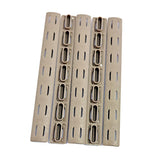 APLUSGEAR polymer rail for KeyMod set highlighting durable nylon construction and easy installation.
