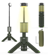 APTMAPT telescopic camping light extended head for easy handheld outdoor illumination.
