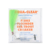 A Aqua-Clear XL Spinner Rig for flounder, optimized for dependable hooks and solid performance.