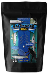 Aquatic Nutrition baitmaker brown packaging demonstrates easy bait attractant for faster casting.