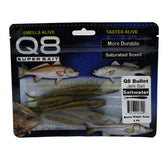 Aquatic Nutrition Q8 Super Bait Bullet Jerk Bait Black Magic packshot showing ready-to-use scent
