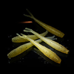 Bleeding bait technology close-up reveals attractant release on Q8 lure