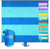 AQUATUS Premium XXL Beach Blanket folded compactly for easy transport