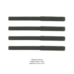 Aqur2020 spider stove leg protector army green close-up of silicone sleeve edge