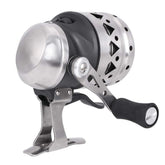 aqxreight archery reel front cover highlights durable design for versatile fishing sessions