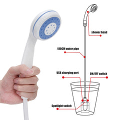 aqxreight led night shower light improves visibility at night.