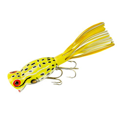 Arbogast Hula Popper side view highlighting lively surface movement