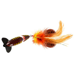 Arbogast Jointed Jitterbug 2.0 action in water highlights intense surface strikes.