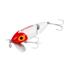 Arbogast Jointed Jitterbug topwater lure front and back action attracts powerful strikes