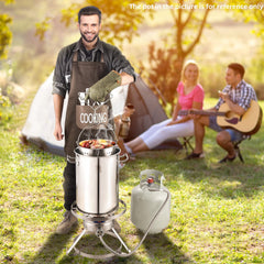 ARC Burner portable-design shows light 7 lb weight for easy transport.