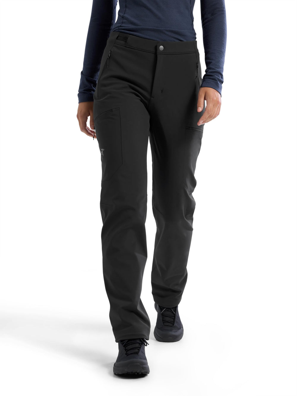 Arc'teryx Gamma MX Pant Women's front view ideal for all-day hiking in cool weather