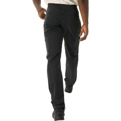 Arc'teryx Gamma Pant cuff adjustment demonstrates customizable fit under harness.