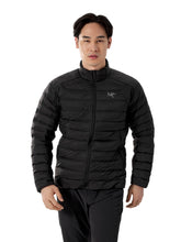 Arc'teryx Cerium Jacket Men hood view shows compact warmth for cold commutes