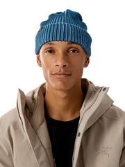 Arc'teryx Ribbed Toque front view shows warm wool-blend comfort for cold hikes