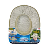 Arctic Air evaporative cooling hat with UV reflective technology