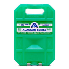 The Arctic Ice Alaskan small pack cap close-up shows a leak-proof seal for transport.