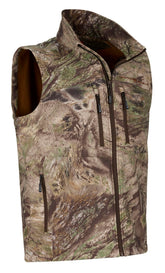 ArcticShield Prodigy Vapor Vest front view in Realtree ASPECT pattern, showcasing style and fit.