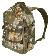 ArcticShield T2X backpack in Realtree Edge front view highlighting silent, accessible gear.