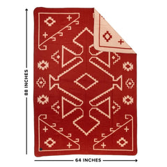 Arcturus Rainier king-size blanket covering bed offers full warmth
